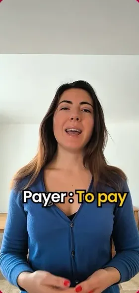 Leçon vidéo : Eileen explique le mot « to pay »